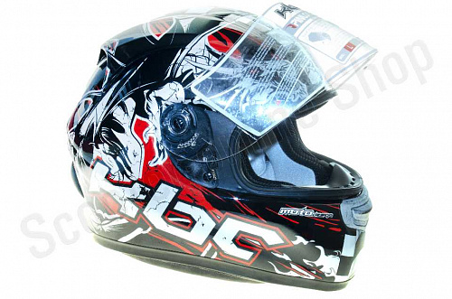 Шлем интеграл KBC VR 1X Dragon Racer Blk/Red/Wht XXL(63) фото фотография изображение картинка