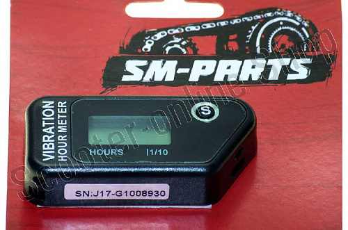 Счетчик моточасов беспроводной SM-PARTS  SMP-016B черный