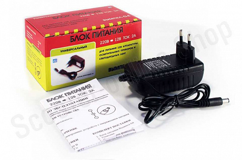 Зарядное устройство Вымпел-04 блок питания,12В, 2А, разьем питания 5.5 мм фото фотография изображение картинка