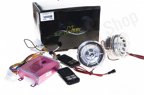Аудиосистема   (2.5", с диодами, сигнализация, FM/МР3 плеер, ПДУ)   JHMP3003-5 фото фотография изображение картинка